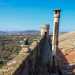 Ci fermiamo ad ammirare lo splendido panorama che conduce lo sguardo fino alle colline di Timmari e Picciano, mentre le nostre guide ci indicano i confini dellesteso feudo di 60 ettari della villa